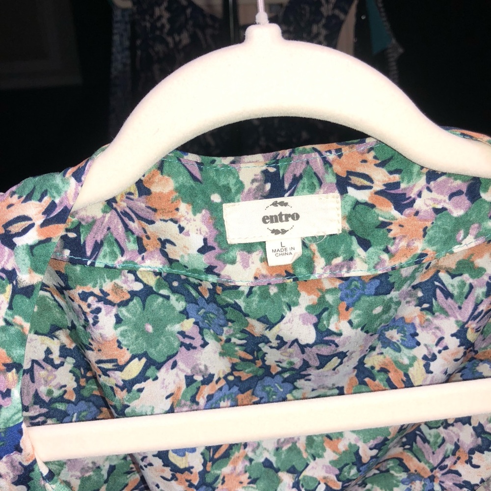 Entro Multicolor Floral Blouse - Picture 2 of 4